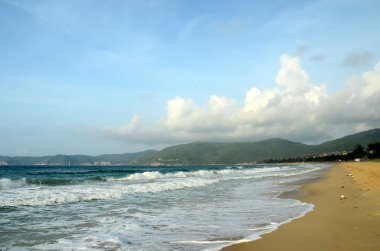 İnternet üzerinde Hainan Adası, Çin, Sanya, Yaluvan Bay, Mayıs 2011