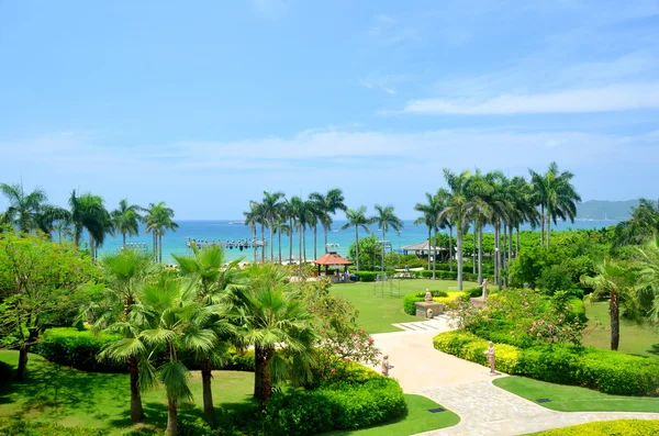 Playa en el Mar del Sur de China, China, Hainan, Sania — Foto de Stock