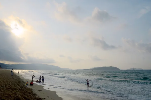 South China Sea Beach, Hainan; Sanya, Yalong Bay, maj 2011 — Zdjęcie stockowe