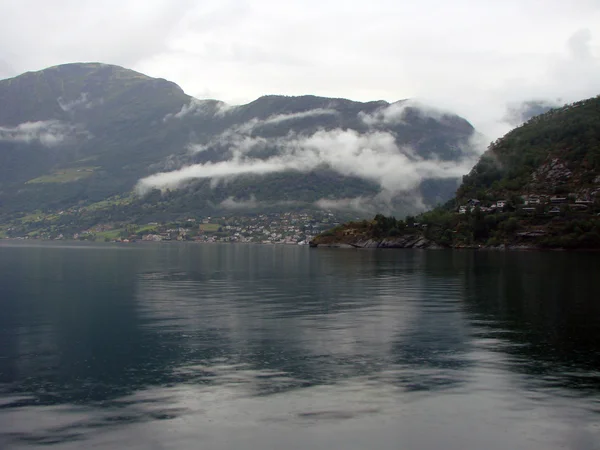 Nearoy fjord, Noorwegen — Stockfoto