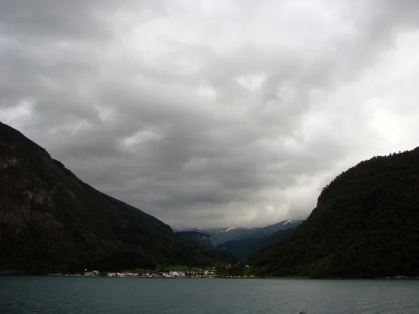 Geyranger fiord Norwegii — Zdjęcie stockowe