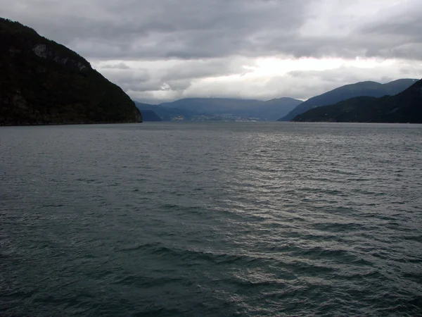 Geyranger fjord, Norvégia — Stock Fotó