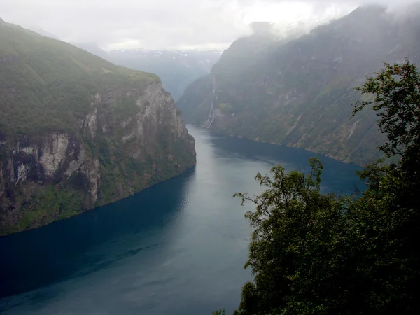 Geyranger fjord Norway — Stock Photo, Image