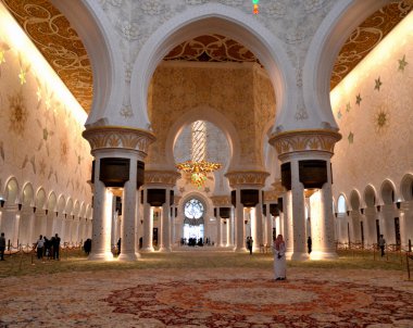 Şeyh zayed camii Abu Dabi 'de, Birleşik Arap Emirlikleri