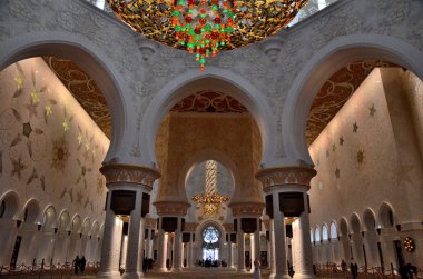 Şeyh zayed camii Abu Dabi 'de, Birleşik Arap Emirlikleri