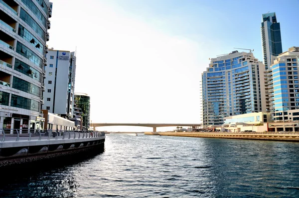 Skyskrapor i Dubai, Förenade Arabemiraten — Stockfoto