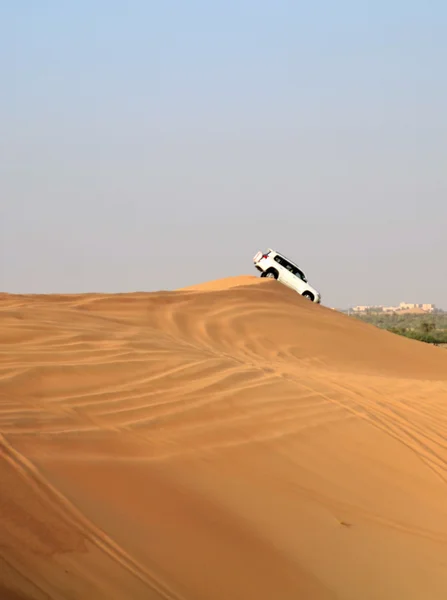 Jeep safari around Dubai; UAE Royalty Free Stock Photos