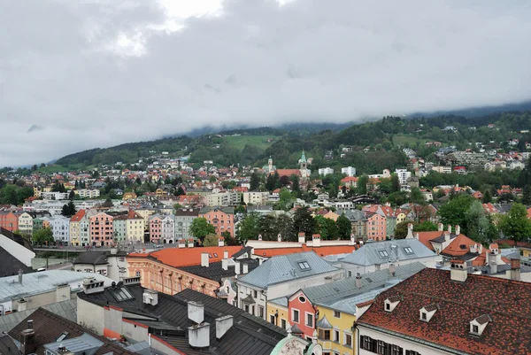 Stadsbeeld van Innsbruck, Zwitserland. — Stockfoto