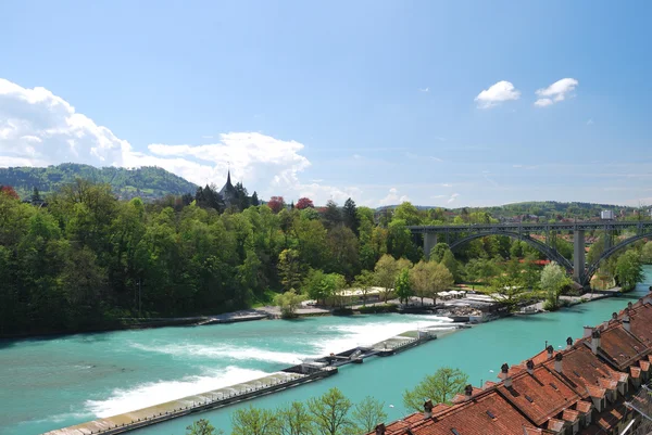 Berne, İsviçre'nin townscape. — Stok fotoğraf