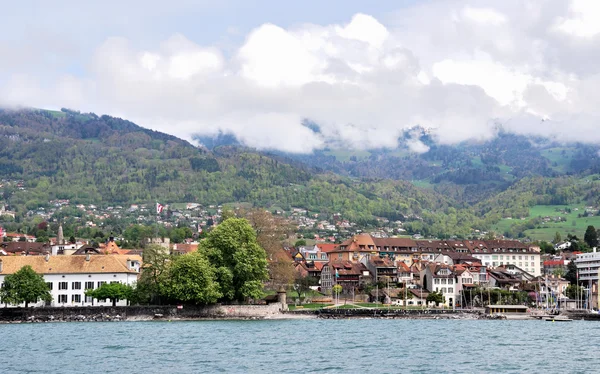 Vue de la ville du Lac Léman, Suisse . — Photo