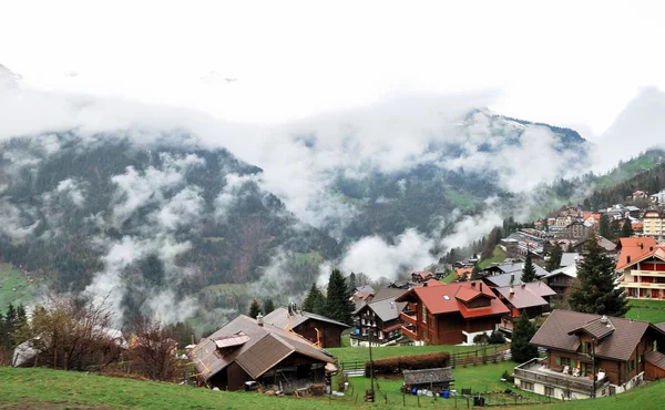 Townscape of Interlaken, Switzerland. — Stock Photo, Image