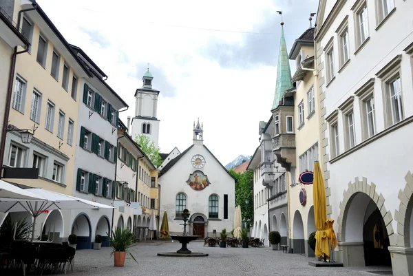 Miasta w Feldkirch, Vorarlberg — Zdjęcie stockowe