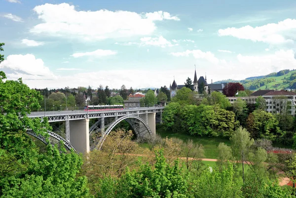 Berne, İsviçre'nin townscape. — Stok fotoğraf