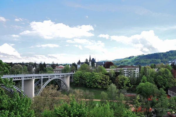 Berne, İsviçre'nin townscape. — Stok fotoğraf