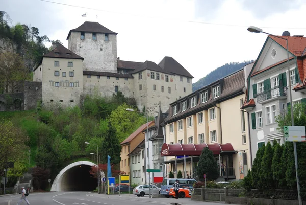 Stadtbild Feldkirch, Vorarlberg — Stockfoto