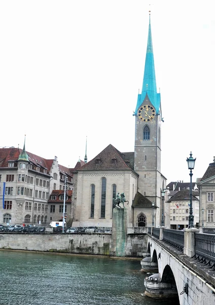 Paisaje urbano de Zurich, Suiza . — Foto de Stock