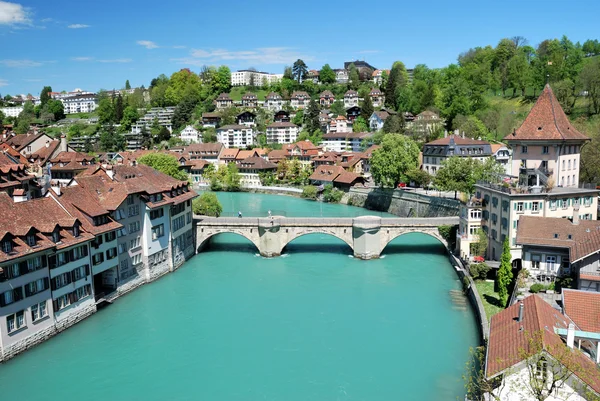 Berne, İsviçre'nin townscape. — Stok fotoğraf