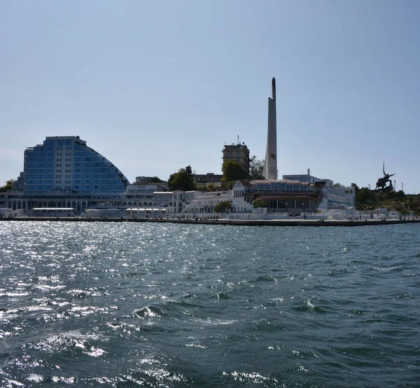 Sevastopol Crimea September 2020 Utsikt Över Staden Sevastopol Från Sevastopolbukten — Stockfoto
