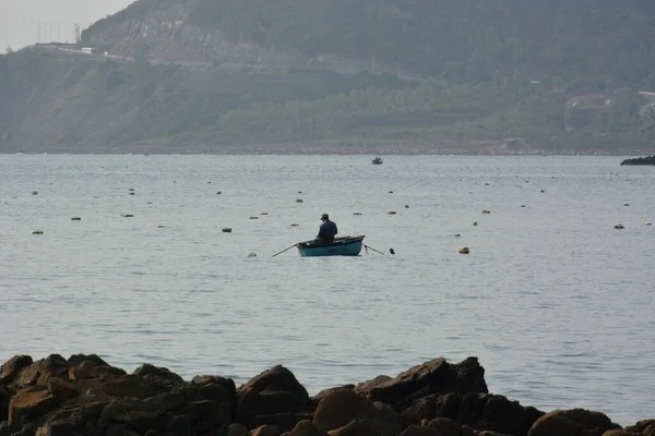 Nha Trang Vietnam Mars 2018 Vue Baie Diamants Mer Chine — Photo