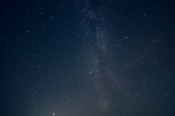 Night Starry Sky Irtysh River Omsk Region — Stock Photo, Image