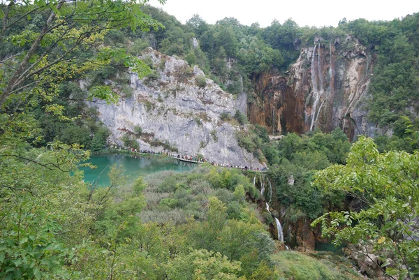 Плитвицкие Озера Хорватский Национальный Парк — стоковое фото