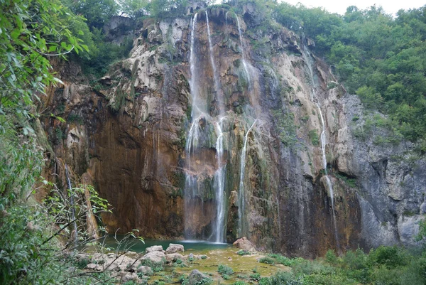 Plitvice Laakes Хорватський Національний Парк — стокове фото