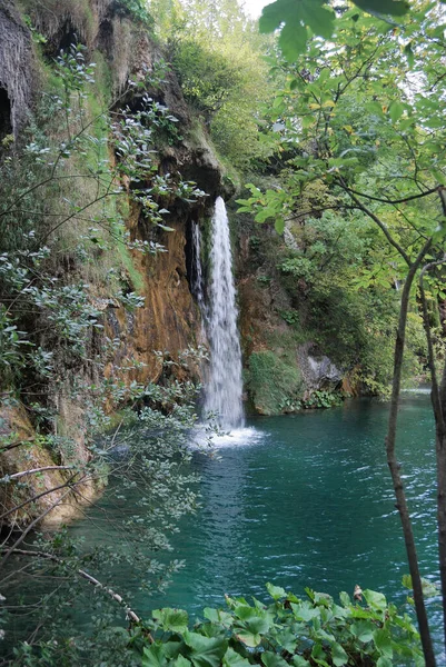 Plitvická Jezera Chorvatský Národní Park — Stock fotografie