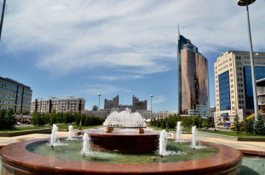 Yeşil Bulvarı Astana'su. Kazakistan