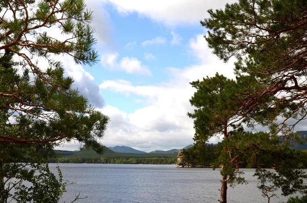 Lago Borovoe, Parque Natural Nacional do Estado "Burabai", Cazaquistão — Fotografia de Stock