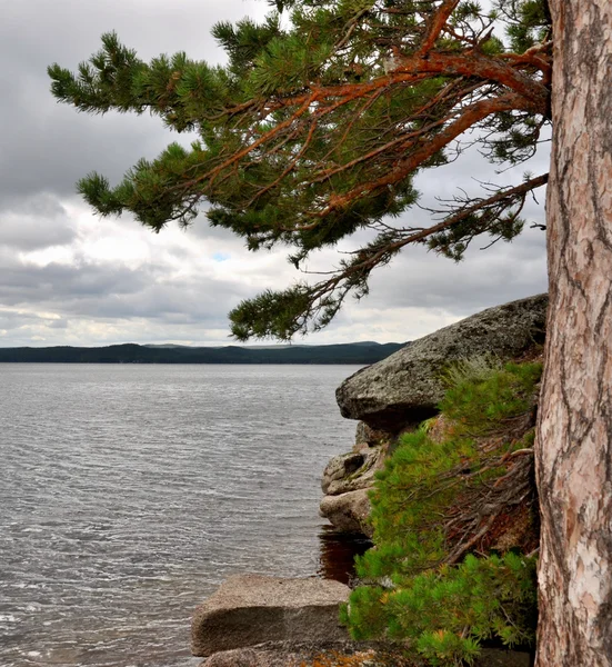 Lago Borovoe, Parque Natural Nacional do Estado "Burabai", Cazaquistão — Fotografia de Stock