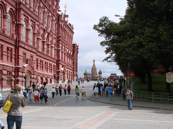 Straße zum Roten Platz — Stockfoto