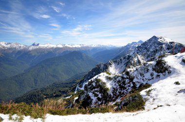 En yüksek taş sütunlar görünüm