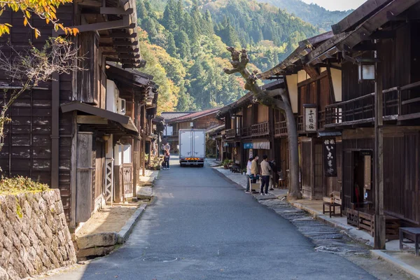 Nagano Japan Oct 29Th 2020 Editorial Photo Tsumago Juku Kiso — Stock Photo, Image