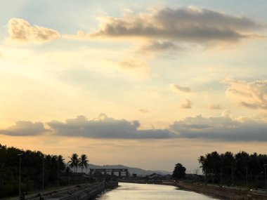 Scenic River View at Sunrise