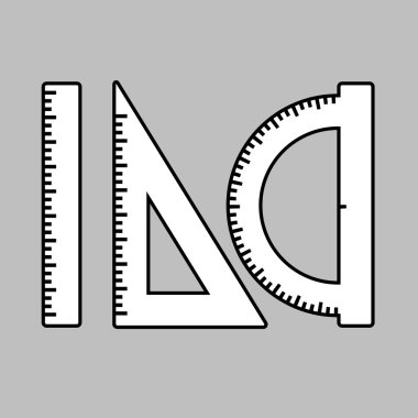 Cetvel üçgen iletki