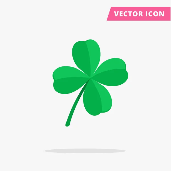 Négykaréjos leaf clover jele — Stock Vector
