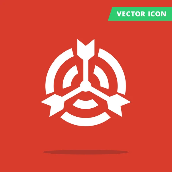 Icono objetivo de color — Vector de stock