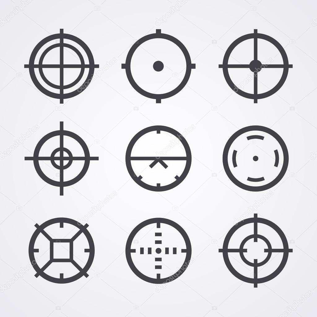 AIM crosshair set icons