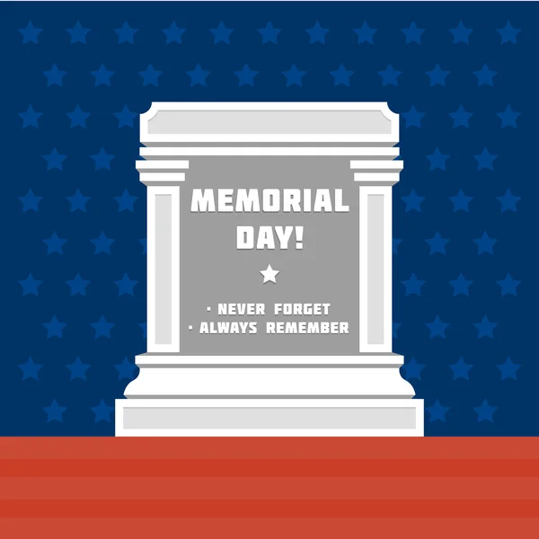 Anma Günü vektör posteri