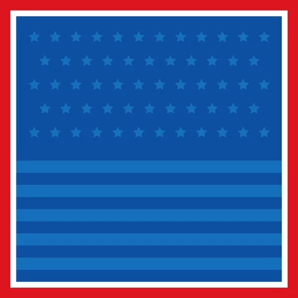Vereinigte Staaten Farbe abstrakt flachen Hintergrund — Stockvektor