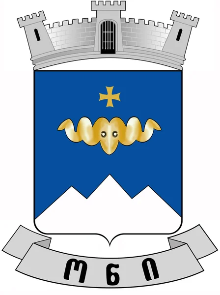 Wappen der Stadt Ooni. Georgien — Stockfoto