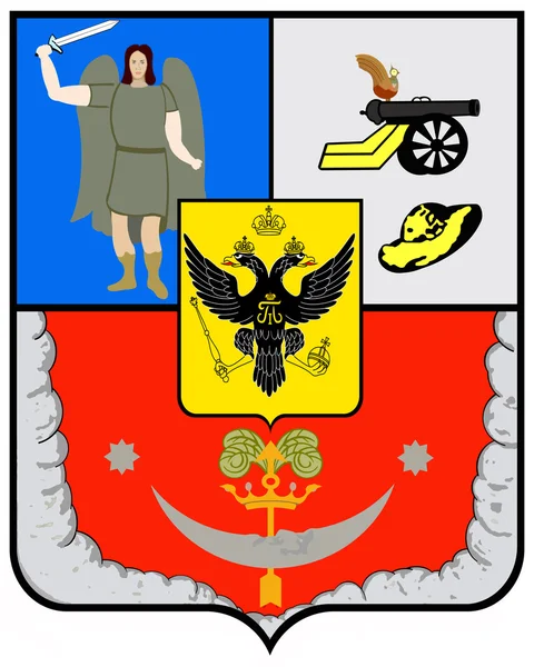 Escudo familiar de armas Dmitriev-Mamonov —  Fotos de Stock