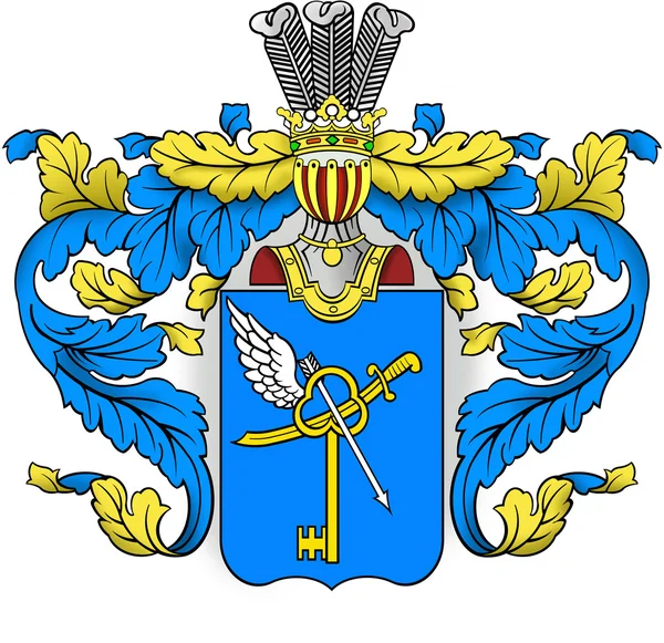 Coat of arms of the nobility Tolstoy — Stock Photo, Image