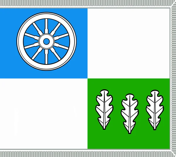 Bandeira de Kelme.Litva — Fotografia de Stock