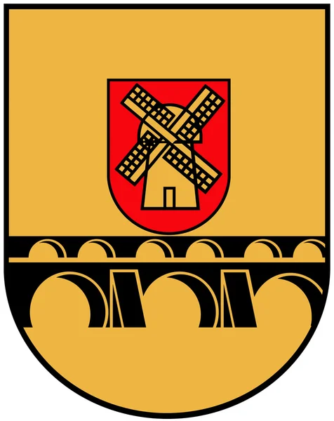 Pakruoyis.Litva 的徽章 — 图库照片