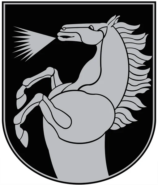 Radviliskis 的徽章。立陶宛 — 图库照片