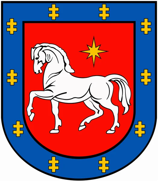 Herb Utena. Litwa — Zdjęcie stockowe