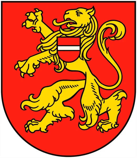 Герб города Бауски. Латвия — стоковое фото
