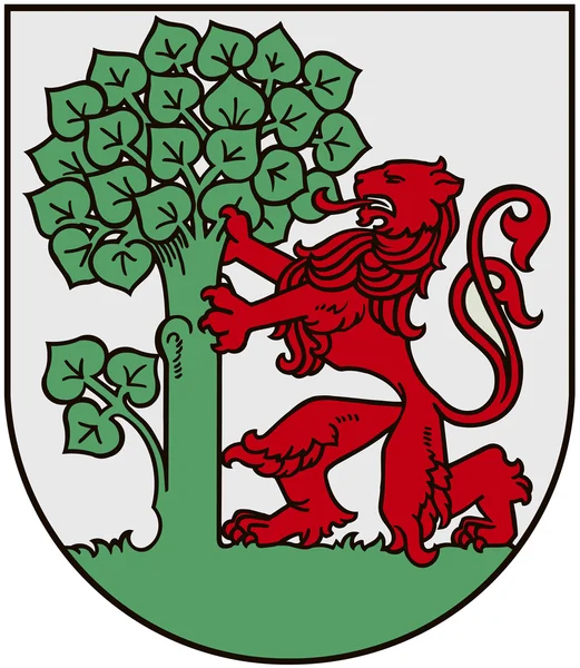 Герб міста Лієпая. Латвія — стокове фото