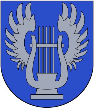 Jarvenpaa şehir arması. Finlandiya